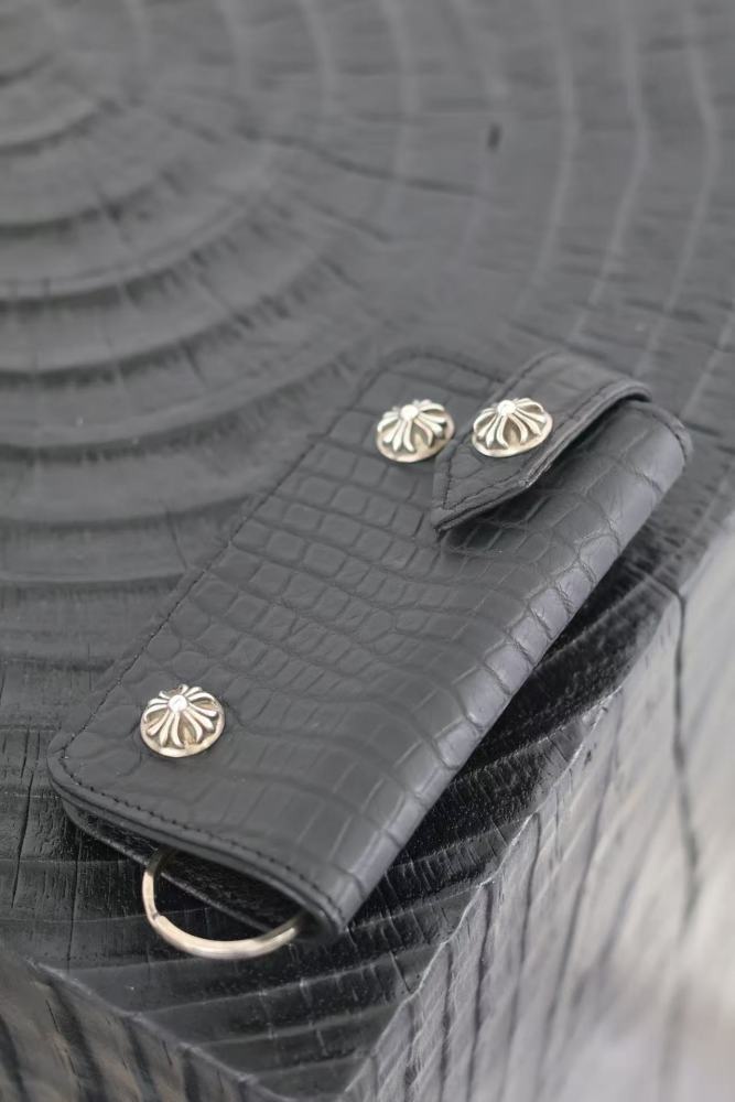 Cross Silver Chain Key Bag