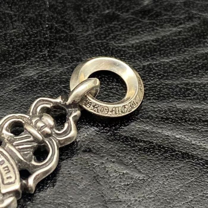 Small diamond ring sword pendant