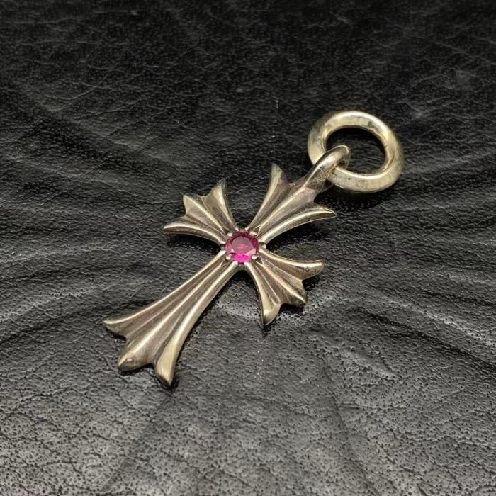 Cross with diamond ring