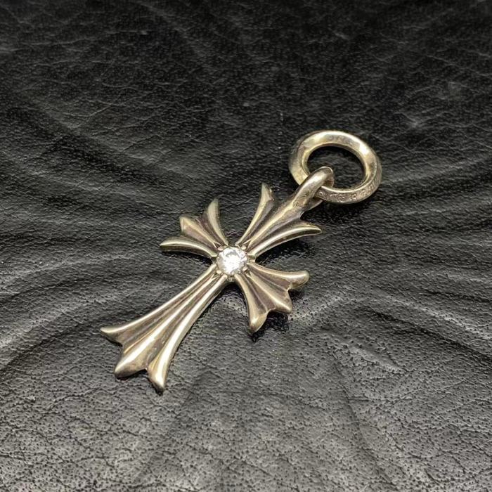 Cross with diamond ring