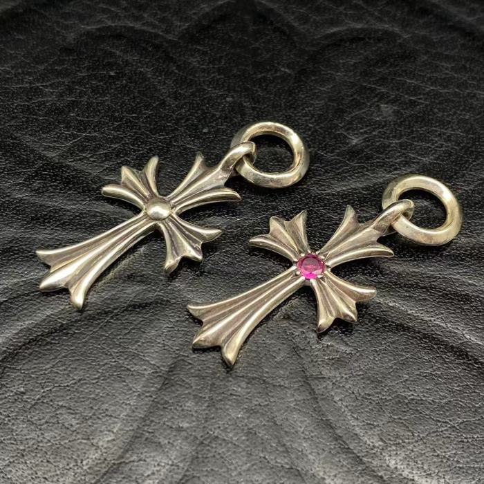 Cross with diamond ring