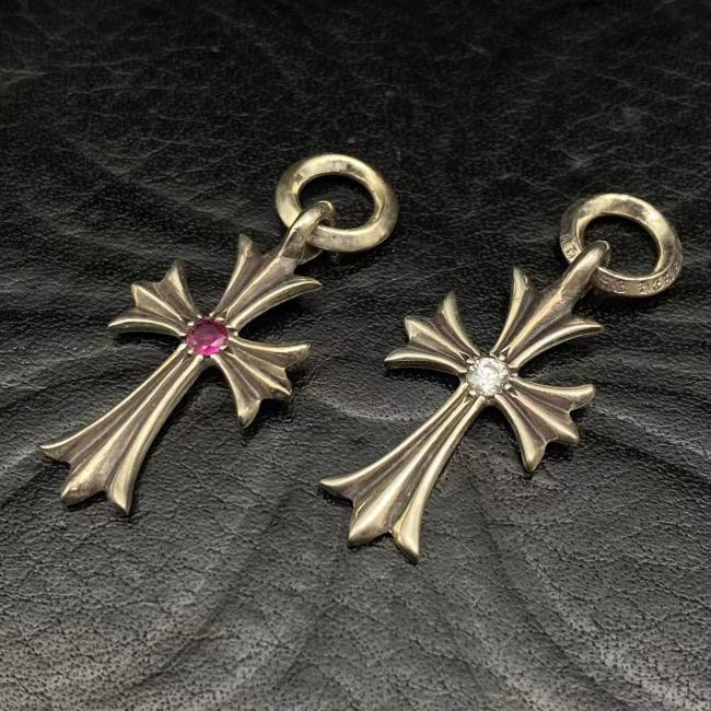 Cross with diamond ring