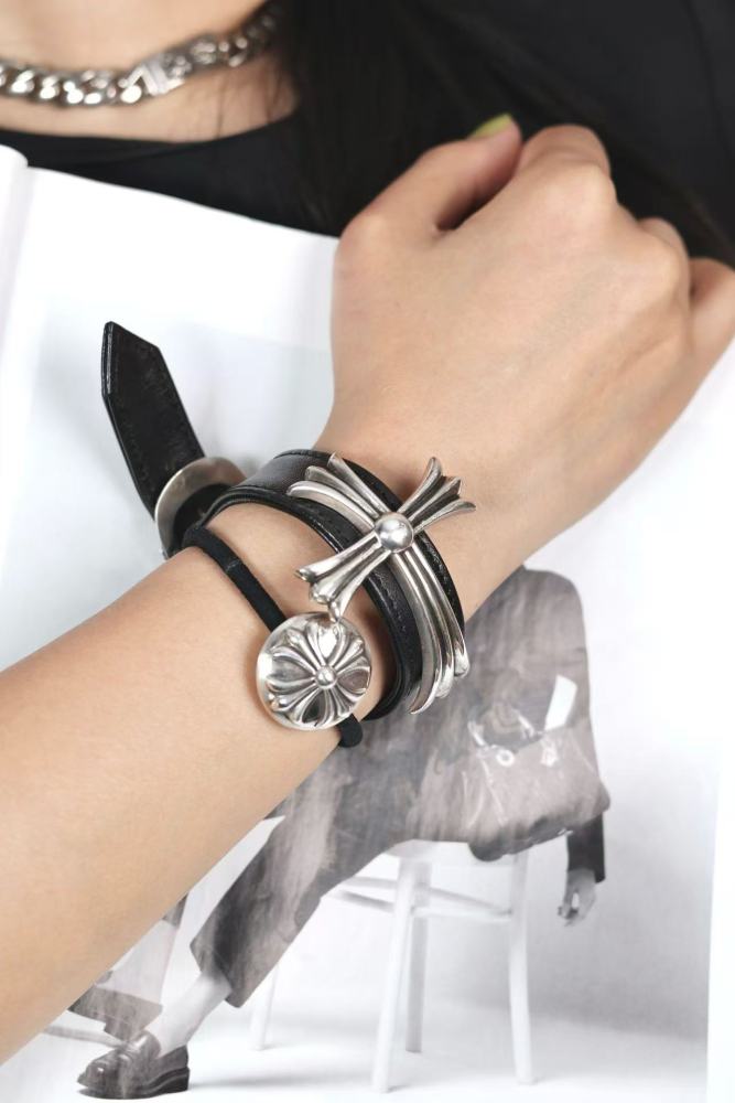 Long Cross Lock Bracelet