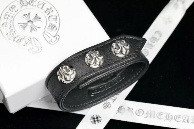 Leather wristband