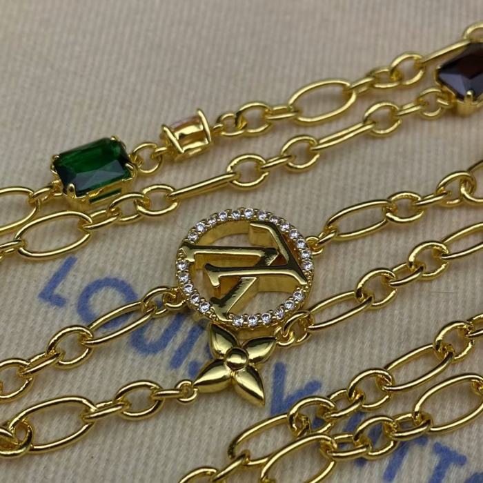 Gemstone necklace bracelet