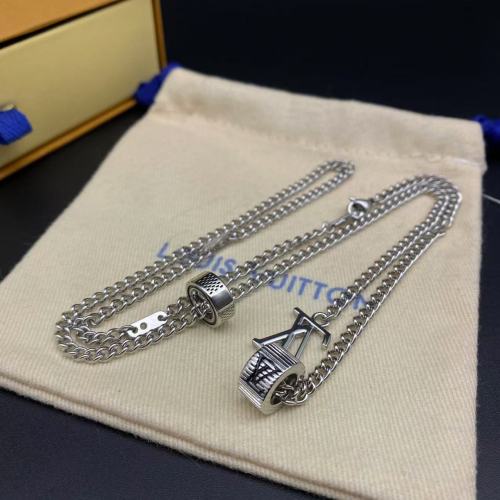 Circular logo necklace