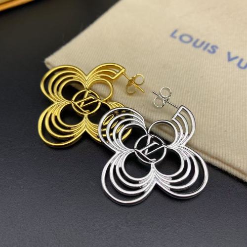 Logo Flower Stud Earrings