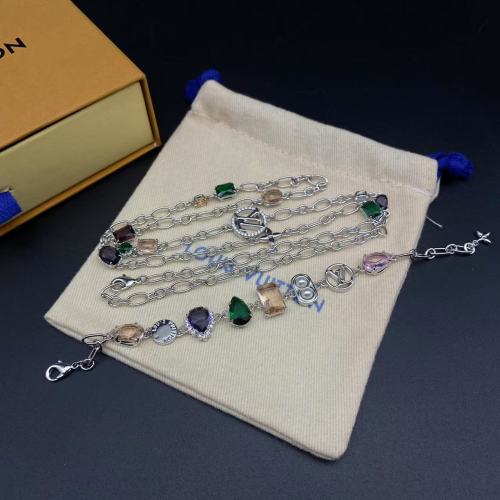 Gemstone necklace bracelet