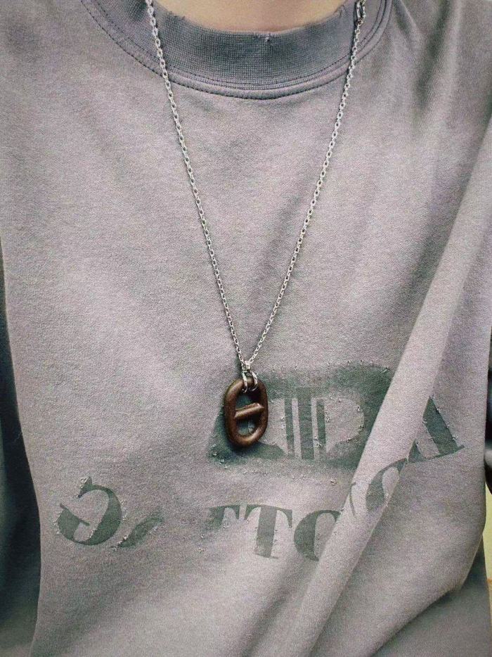 Pig Nose Pendant Necklace