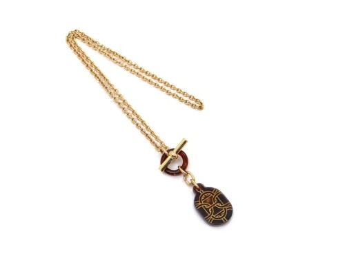 Water buffalo horn necklace