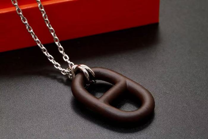 Pig Nose Pendant Necklace