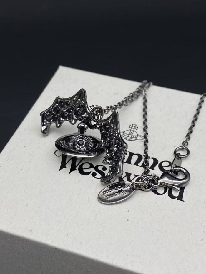 Black Bat Necklace