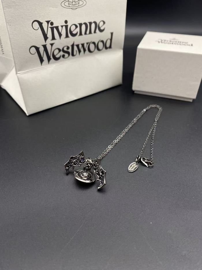 Black Bat Necklace