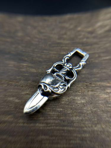 Peach Heart Sword Pendant