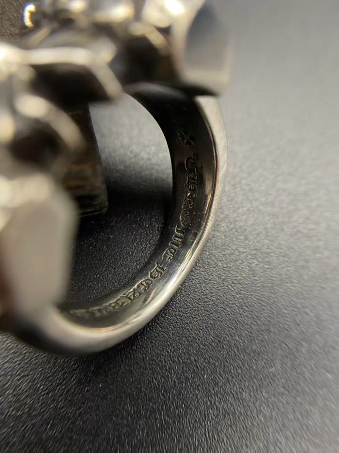 Cross Flower Group Relief Ring