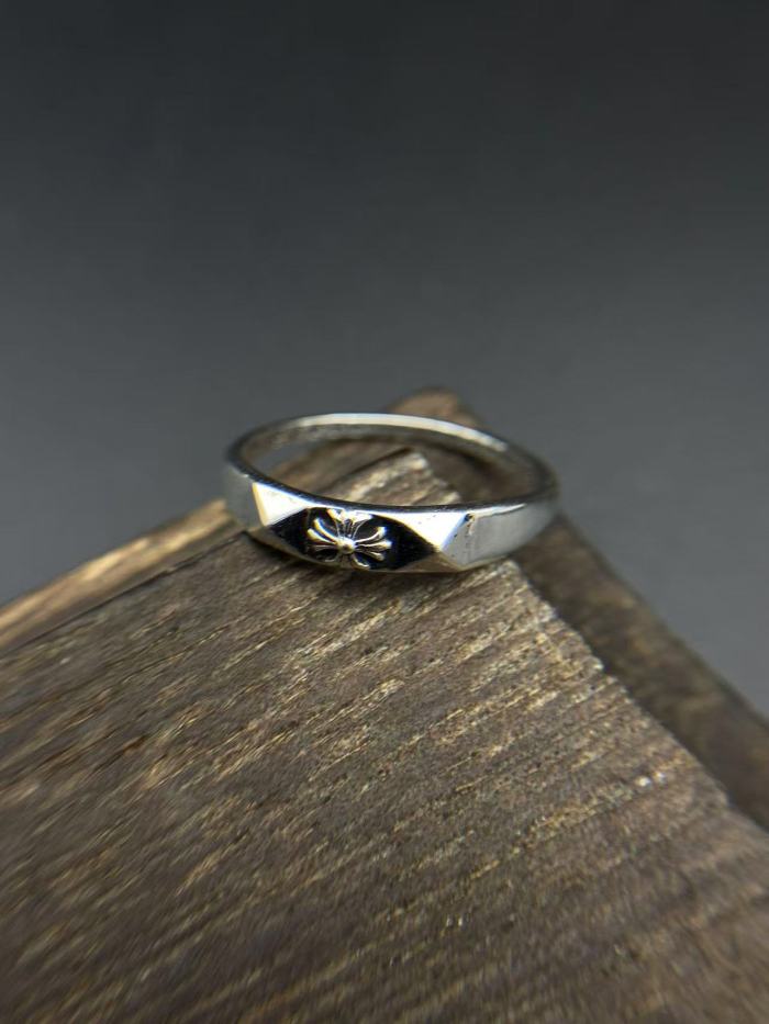 Cross flower ring