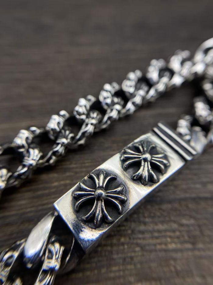 Double cross insert bracelet