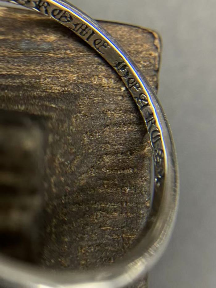 Cross flower ring