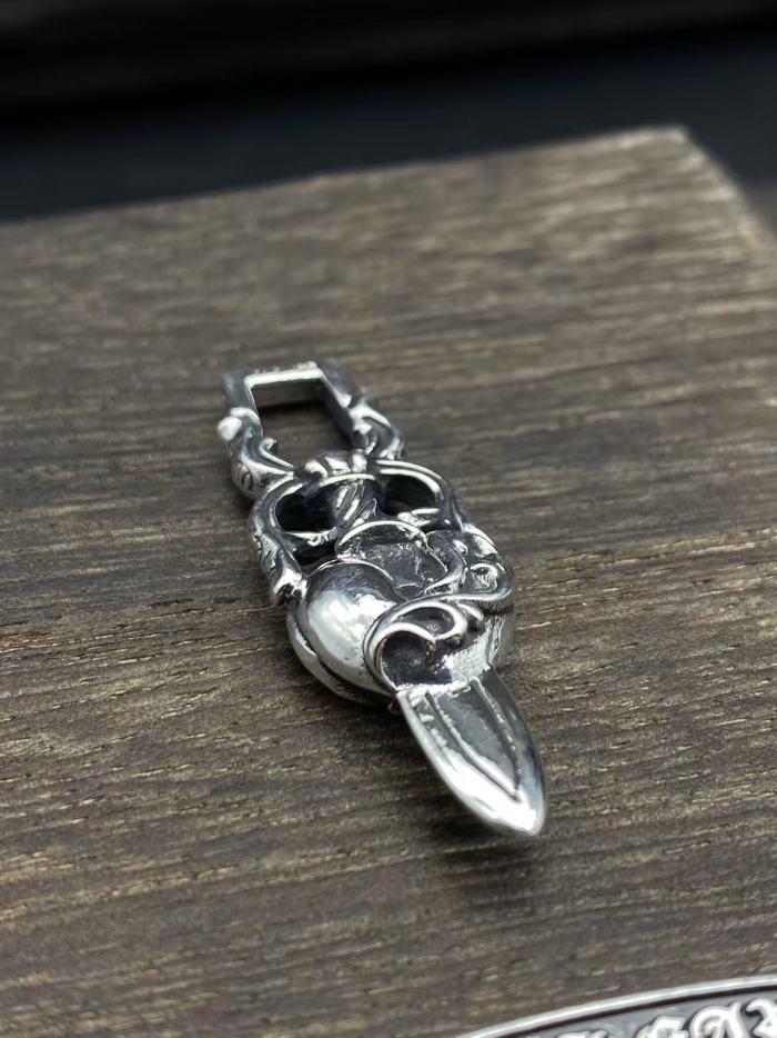 Peach Heart Sword Pendant