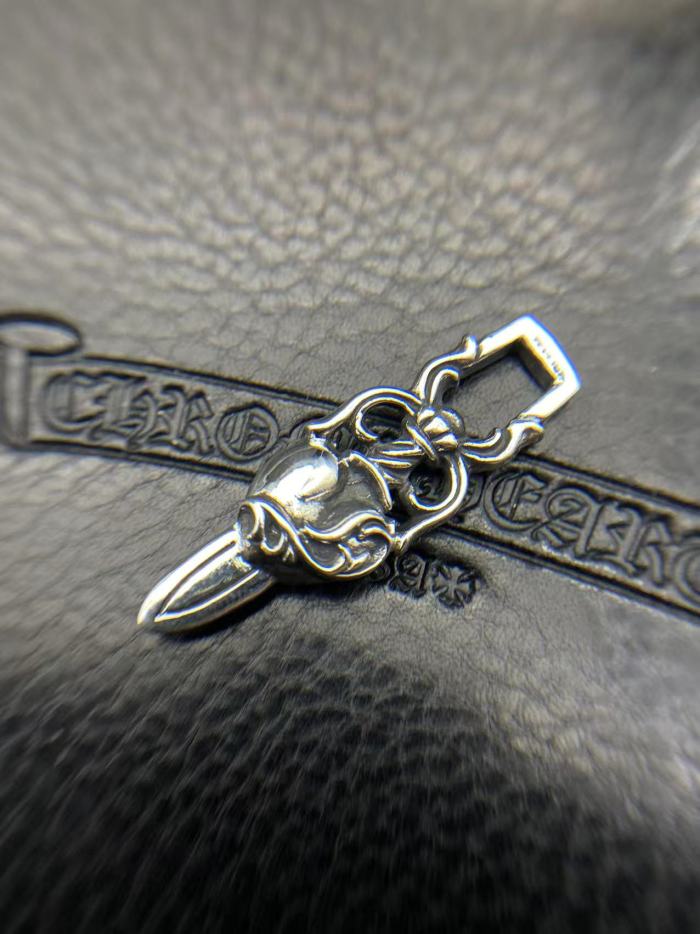 Peach Heart Sword Pendant