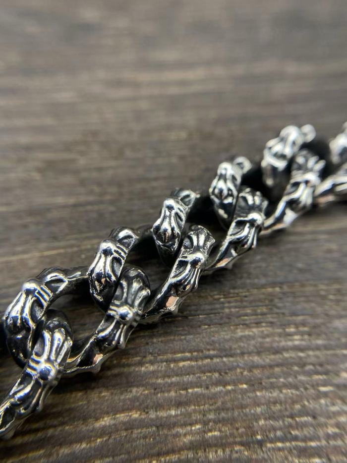 Double cross insert bracelet