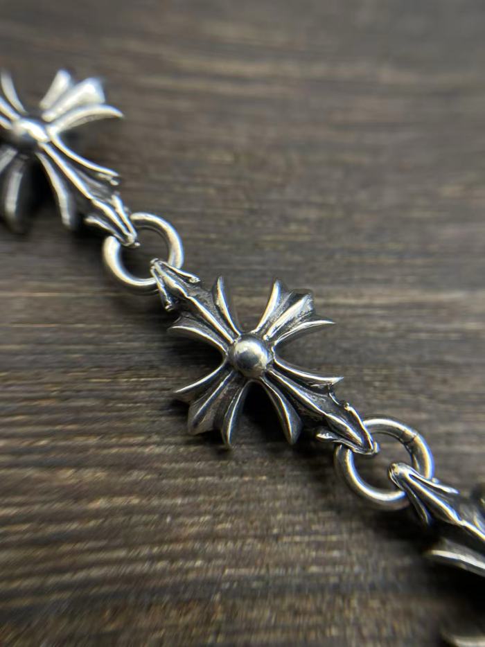 Nine section cross flower bracelet