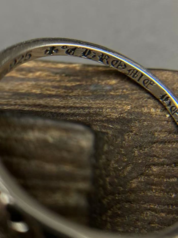 Cross flower ring