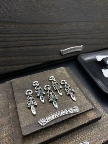 Diamond pendant with small sword